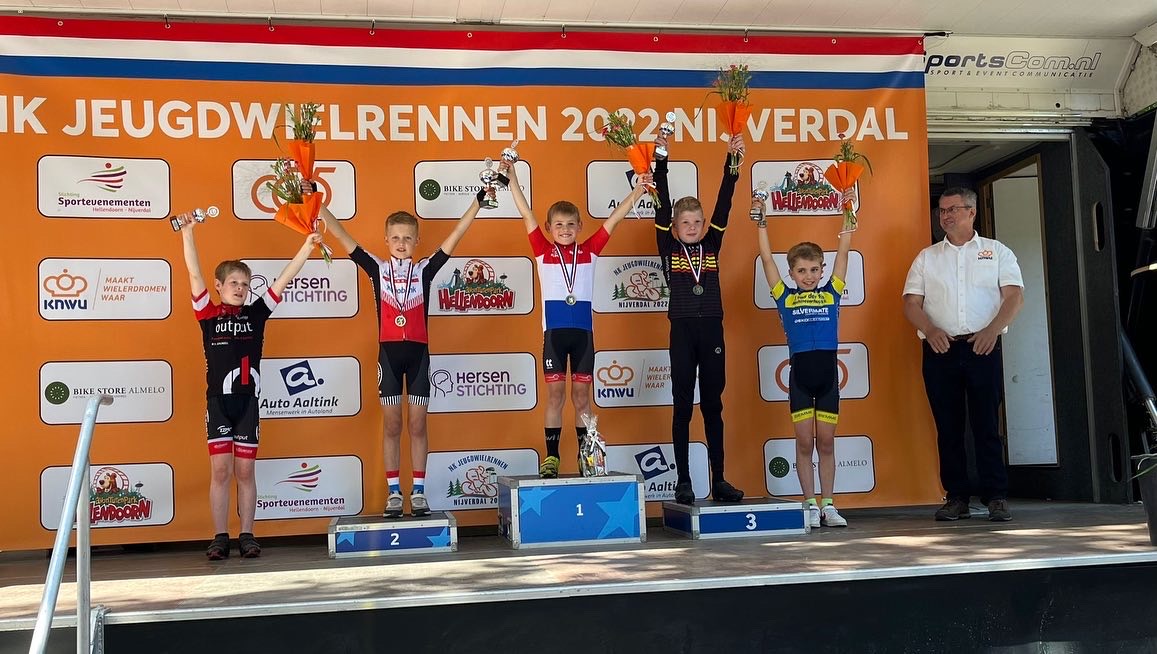Vijf jeugdleden gehuldigd bij Nederlands kampioenschap